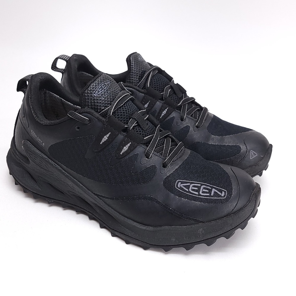 Keen Zionic Waterproof Hiking Shoes Black Womens 8 Low Top Trail Sneaker